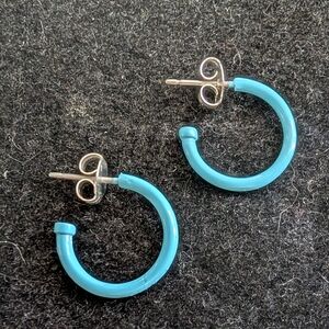 Turquoise Hoop Earrings